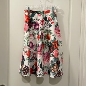 Modcloth floral skirt